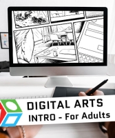 Digital Arts Intro for Adults - Wed/7-9PM